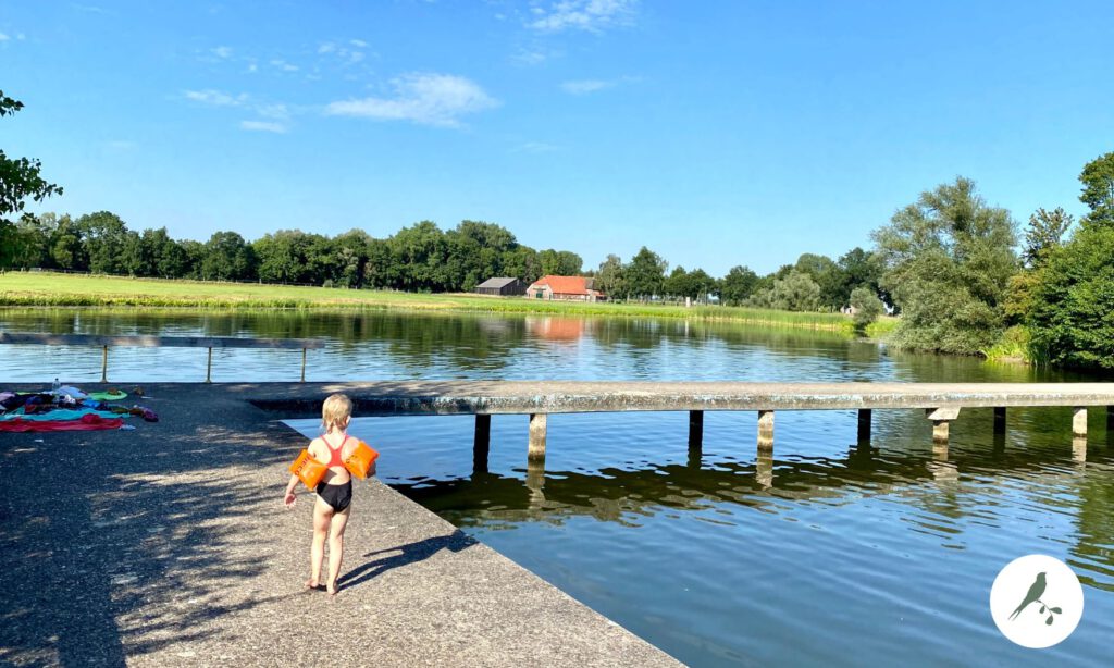 De Lange Kolk in Den Nul – rustige natuurlijke zwemlocatie met historische zwembadanden om vanaf te duiken